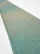 Photo1: 1T06z40  Japanese Kimono Silk  FABRIC Suminagashi Cyan 59.1x7.3 (1)