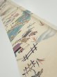 Photo1: 1T07z50  Japanese Kimono Silk  FABRIC Edo era Sand beige 57.9x7.1 (1)